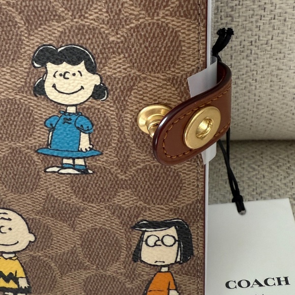 NWT Coach X Peanuts Notebook In Signature Canvas - Picture 4 of 8
